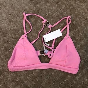 Kopper and Zinc Pink Bikini top- Medium